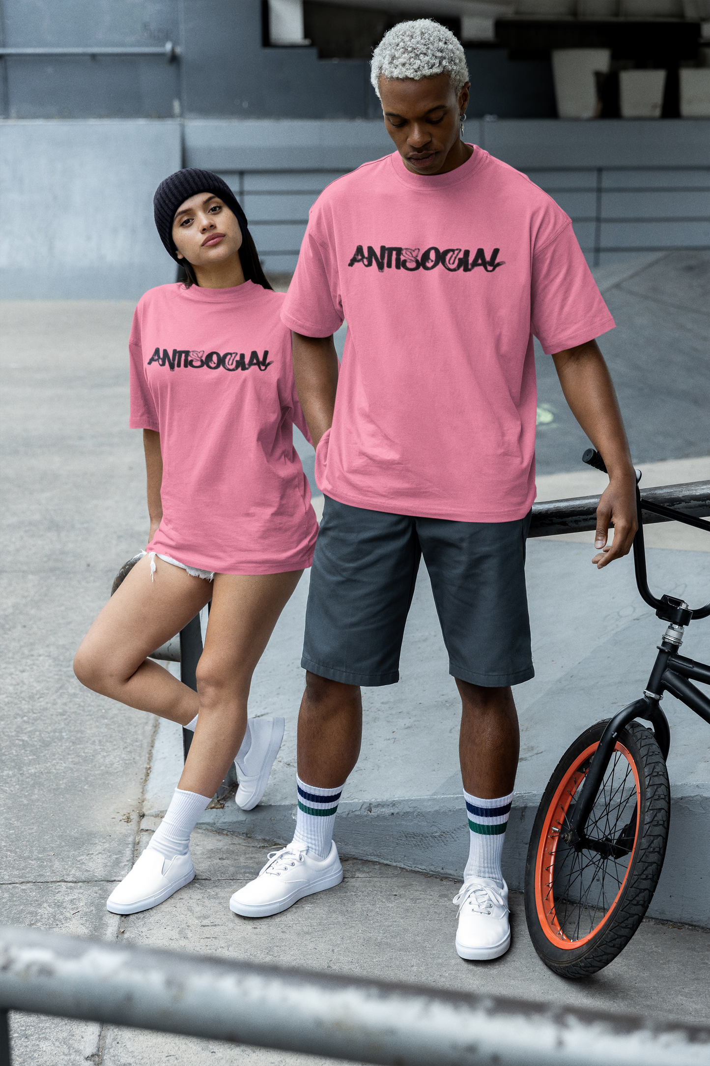Unisex Terry cotton oversized - AntiSocial