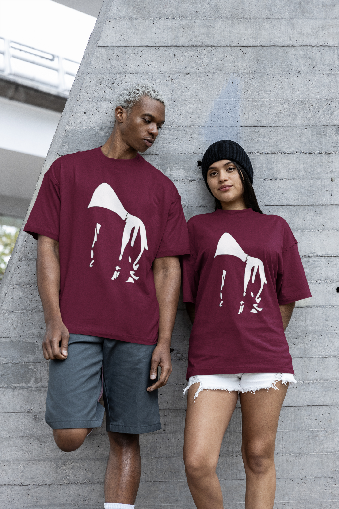 Unisex Terry Cotton Oversized - Hooded