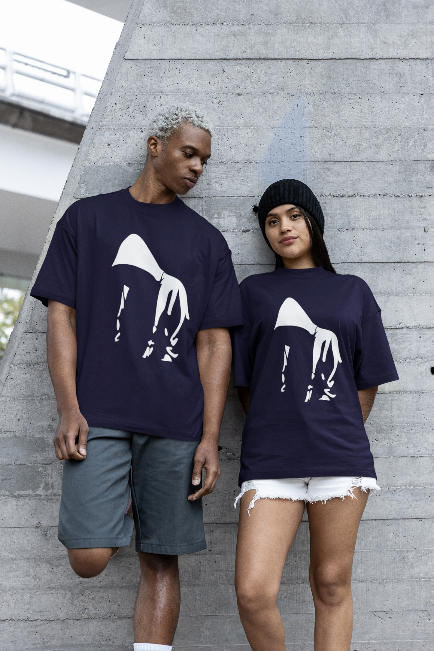 Unisex Terry Cotton Oversized - Hooded