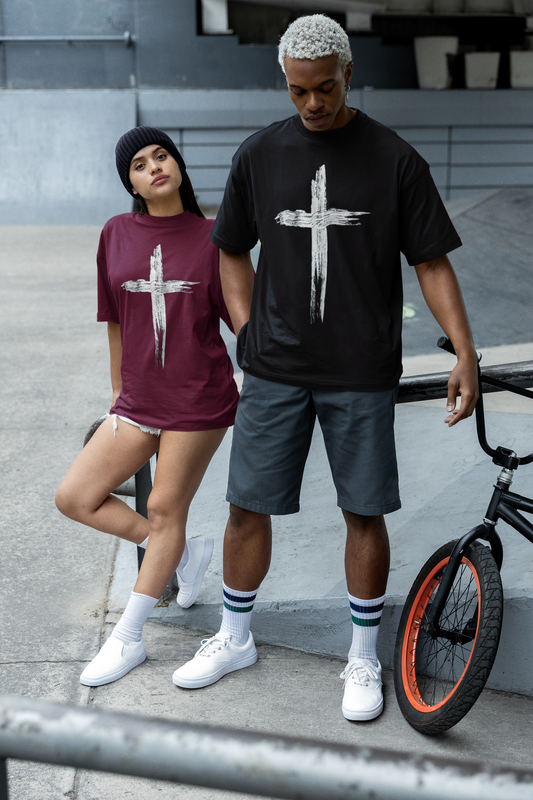 Unisex Terry cotton Oversized - Cross